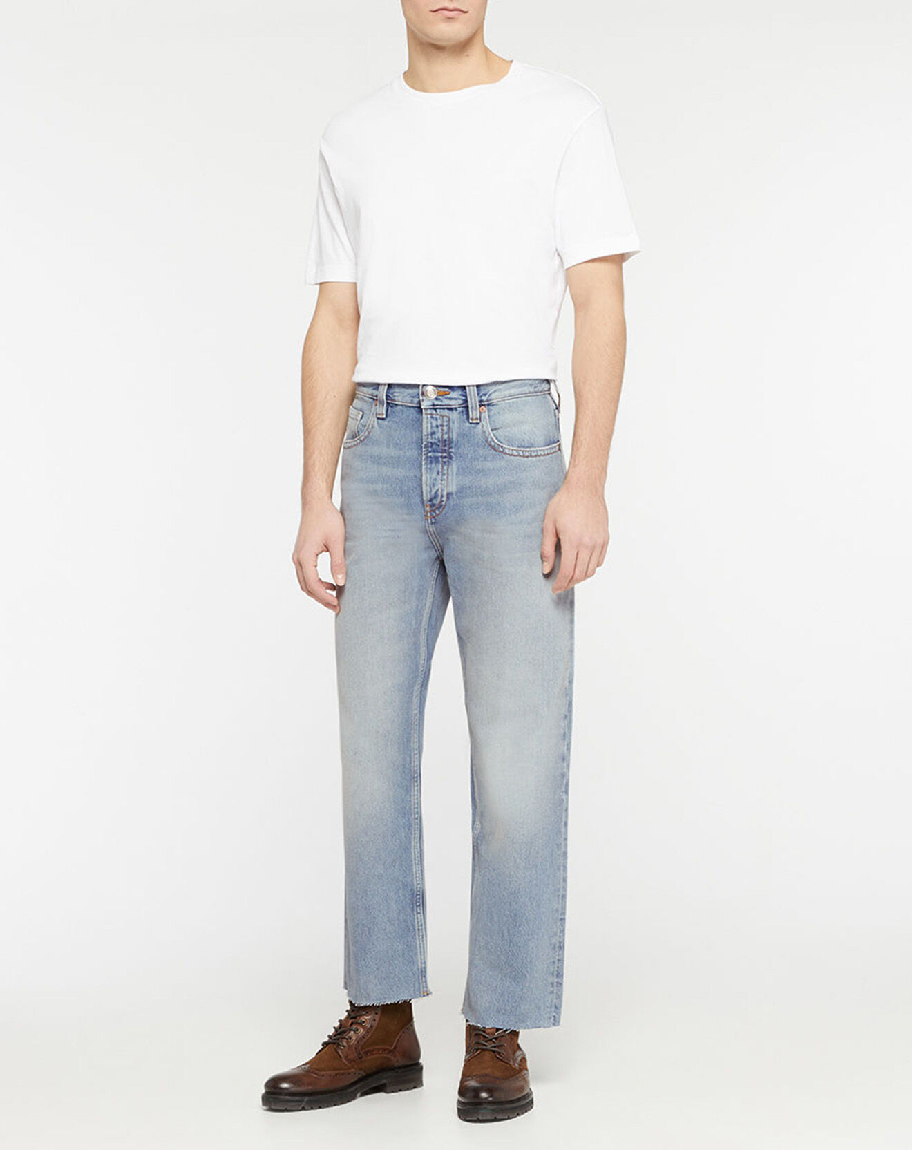 Scotch & Soda Jean 100% Coton Bio Regular Fit bleu clair