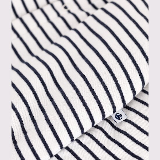 Combinaison longue ouatinée à capuche en coton   Marshmallow        de               Petit Bateau