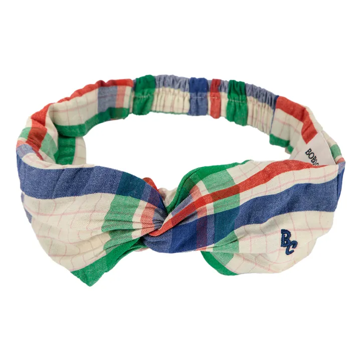 Bobo Choses Bandeau Carreaux | Ecru