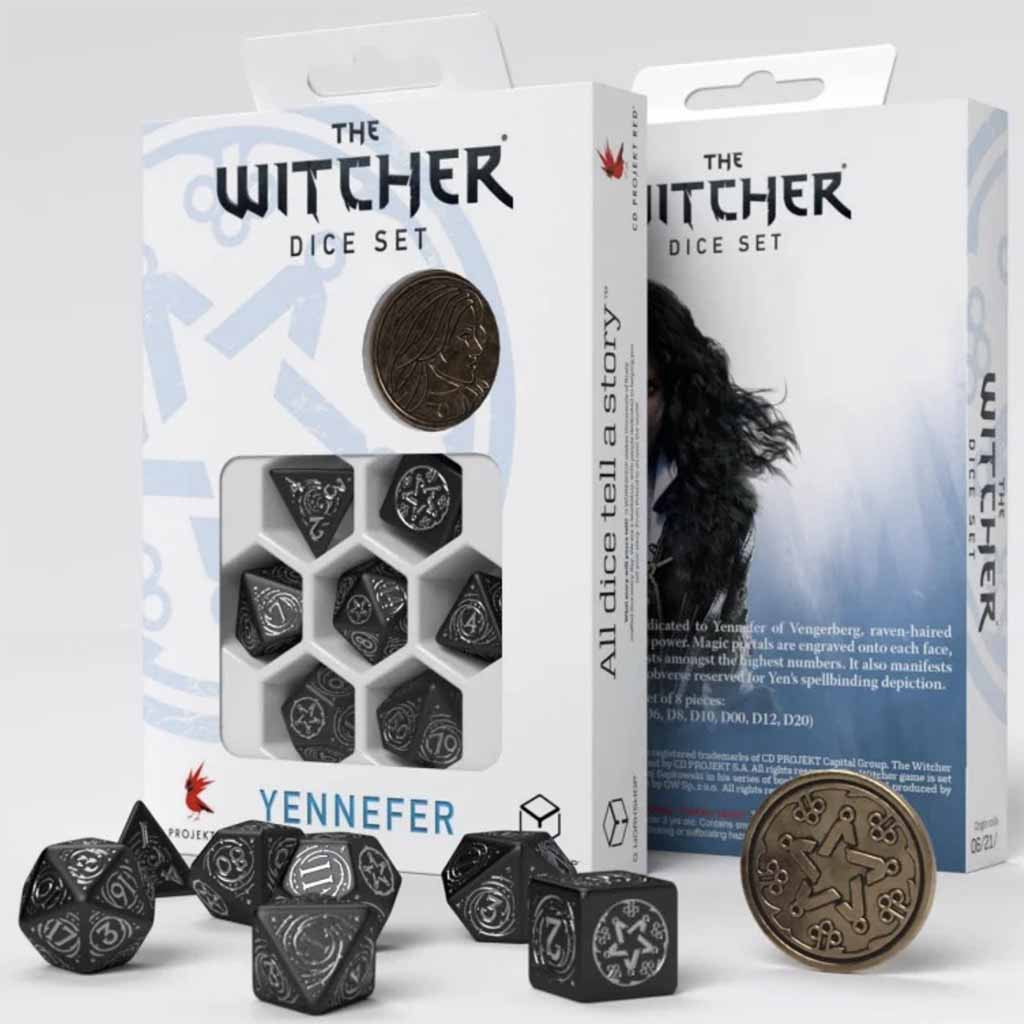 Set de Dés The Witcher - Yennefer, l'Etoile d'Obsidienne