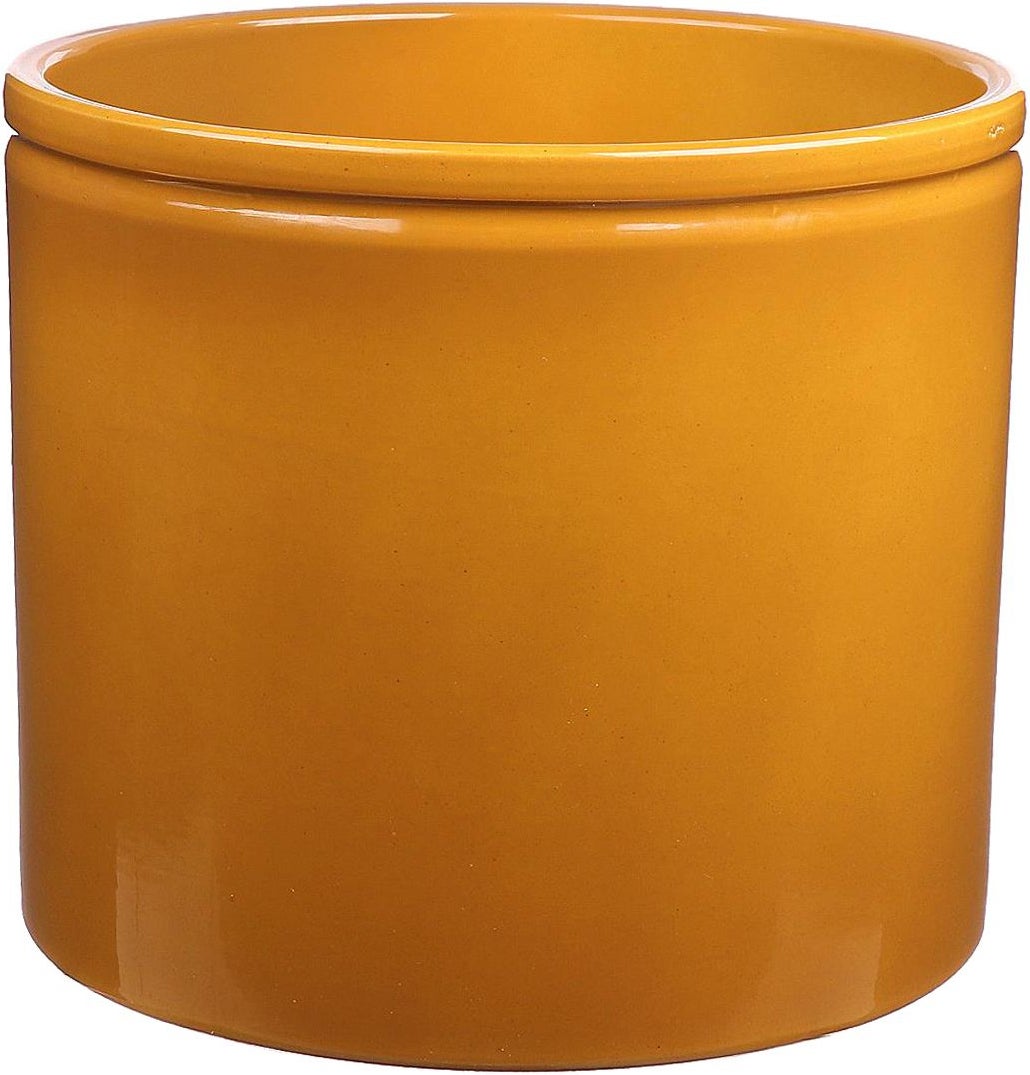 Duif bloempot Lucca oranje D 27 H 25 cm