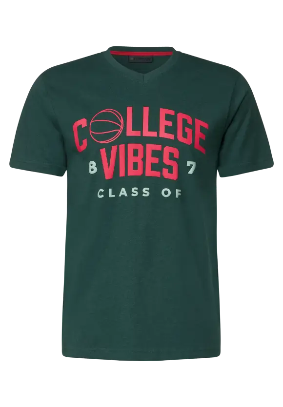 College T-Shirt - evergreen melange
