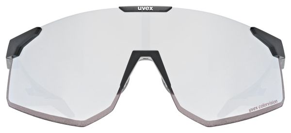 Lunettes Uvex Pace Perform S CV Noir/Verres Miroir Silver