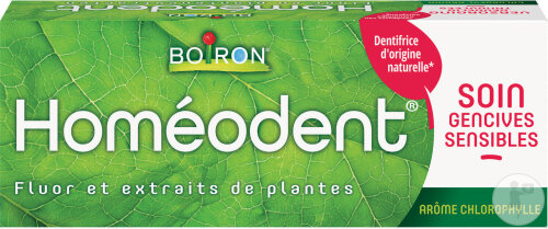 Boiron Homéodent Dentifrice Soin Gencives Sensibles Arome Chlorophylle 75ml
