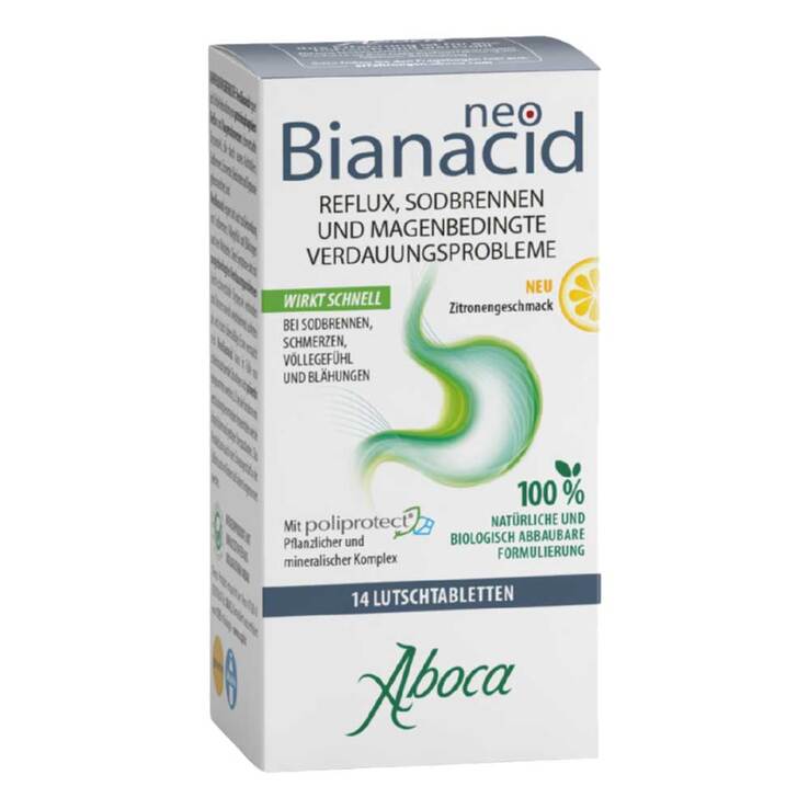 Neo Bianacid Lutschtabletten Zitronengeschmack, 14 St