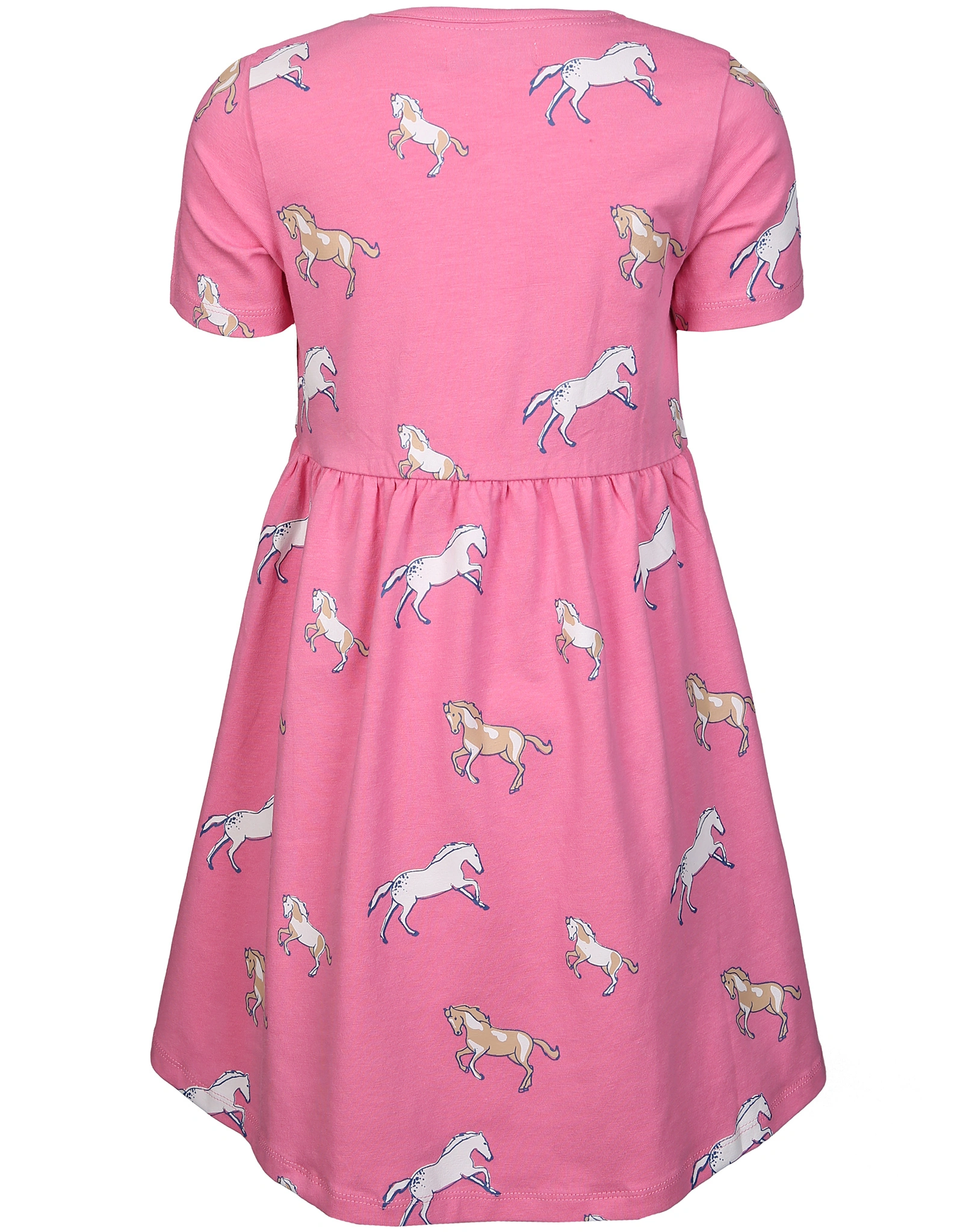 Kurzarm-Kleid WILDPFERDE in pink