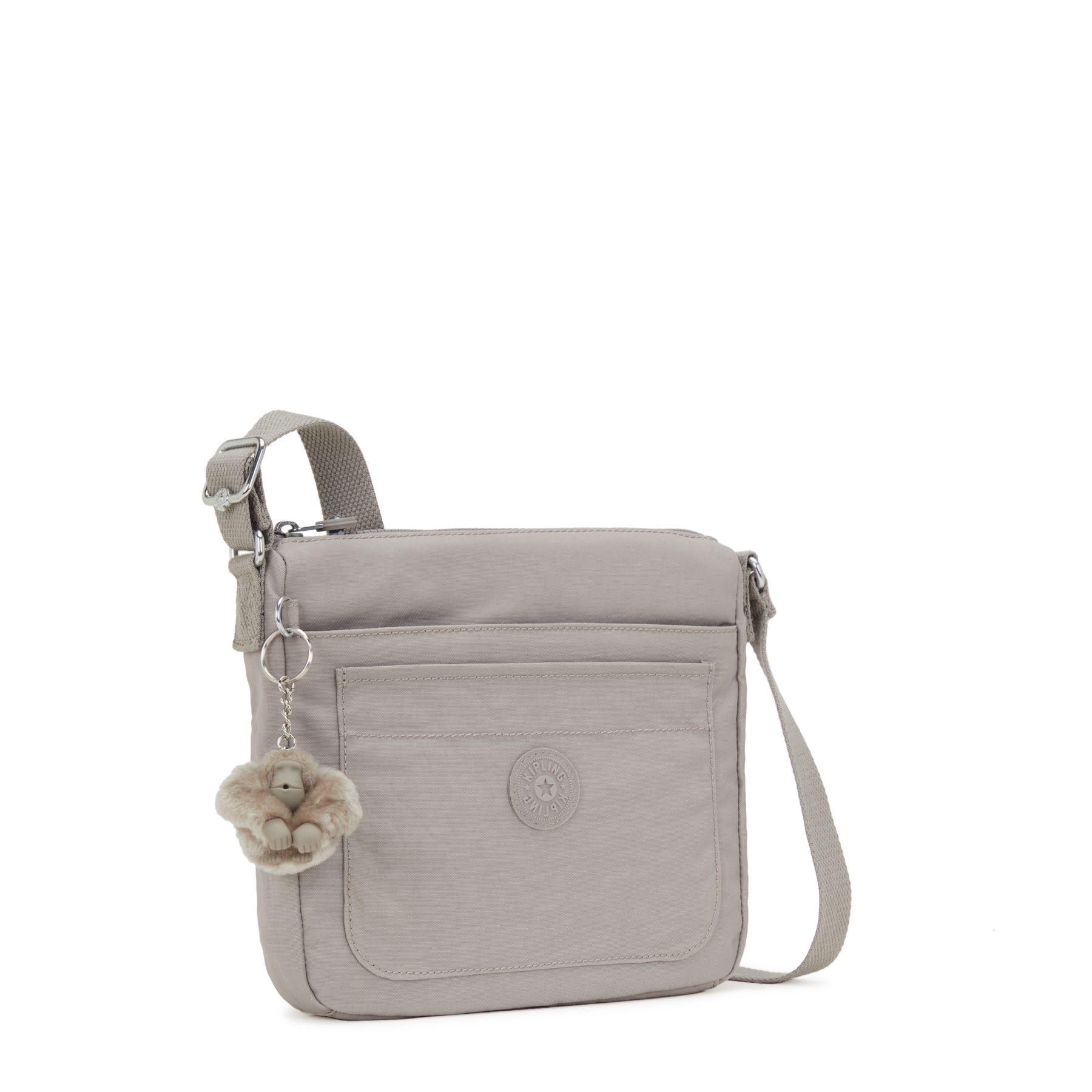 SEBASTIAN Sac à bandoulière moyen avec bretelle ajustable - Grey Gris