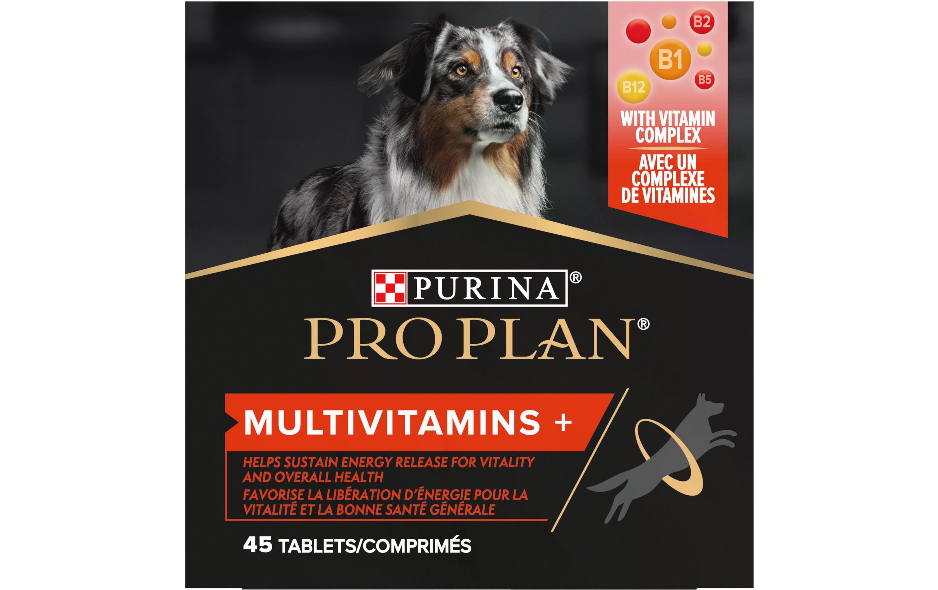 Hunde-Nahrungsergänzung Multivitamins+ 45 TablettenErgänzungsfuttermittel für ausgewachsene Hunde