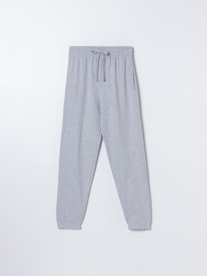 Conjunto com 3 calças jogger básicas - Azul Médio