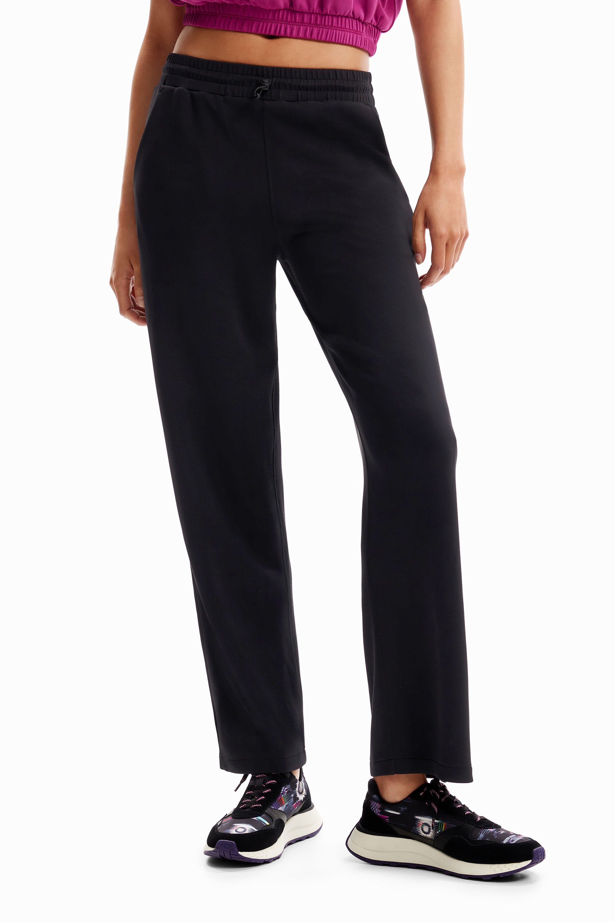 Pantalon wide leg sport
