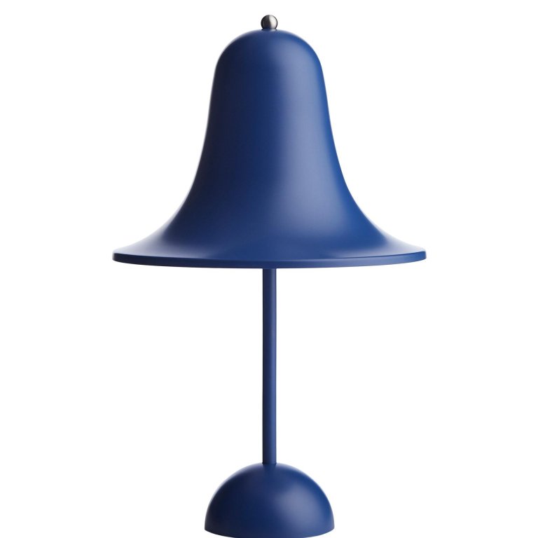 Verpan Pantop tafellamp LED oplaadbaar mat klassiek blauw