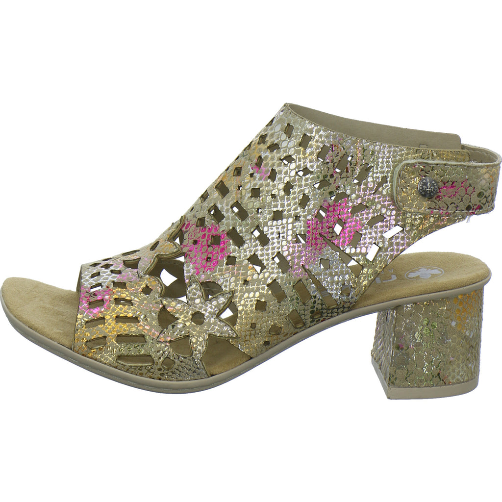 Rieker Sandaletten Damen Gold