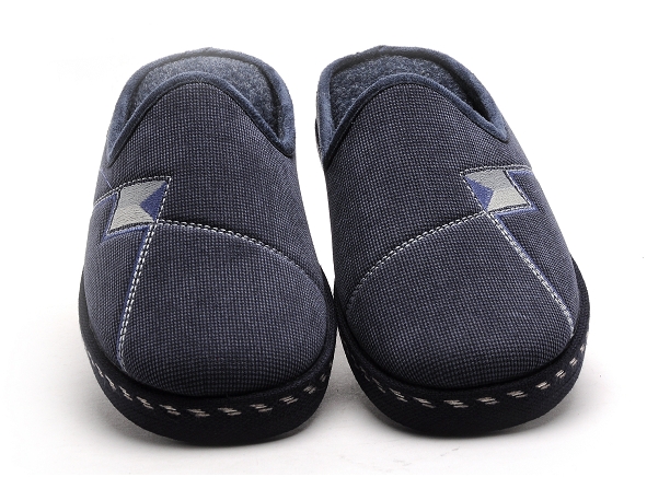 La maison de l espadrille chaussons homme 6866 5 bleu