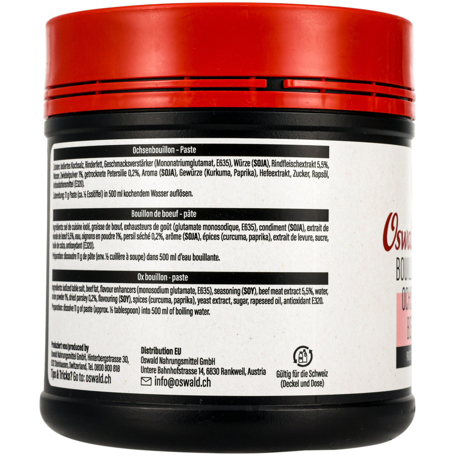 Oswald Ochsenbouillon Paste