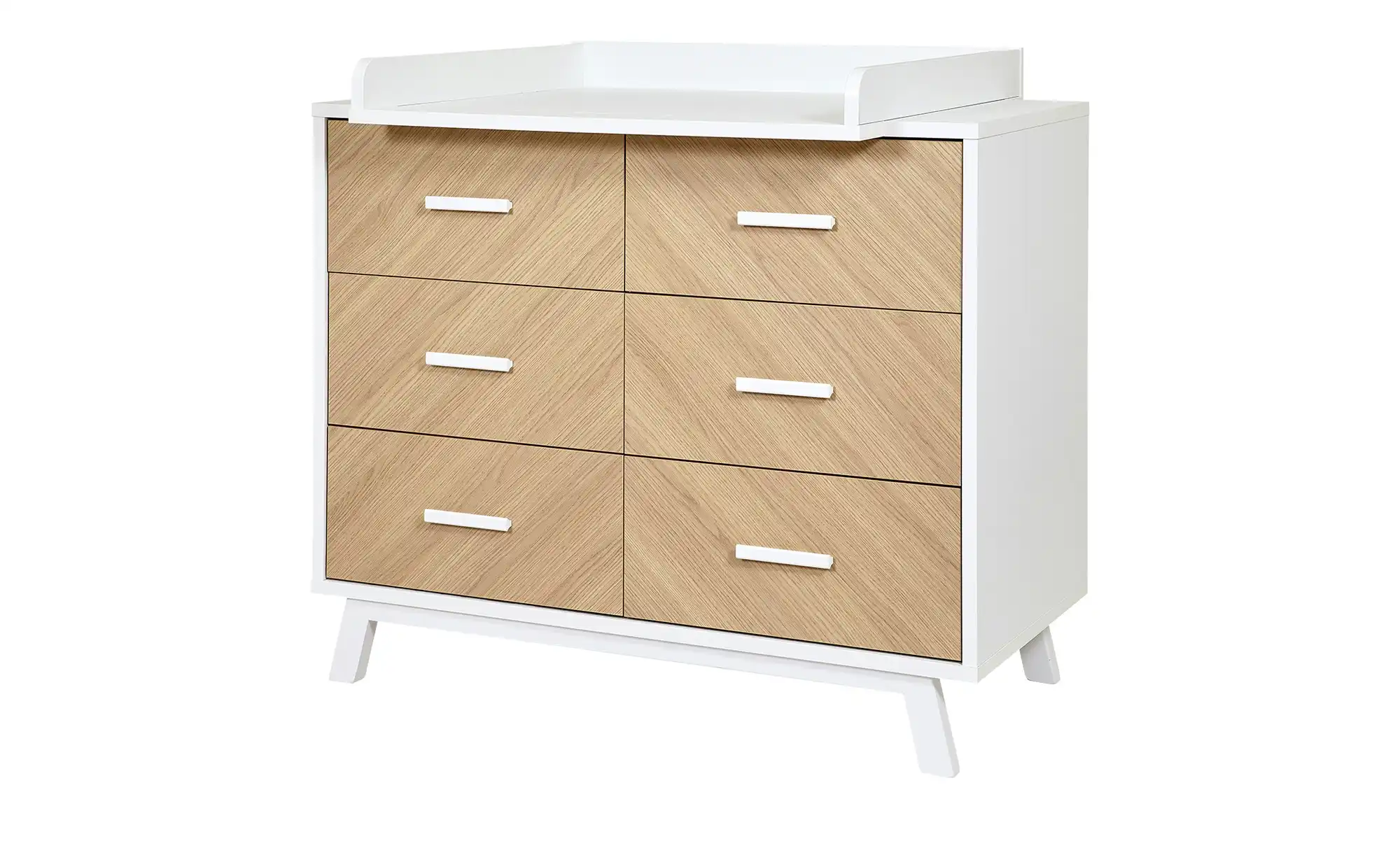 Wickelkommode Venice Fishbone White