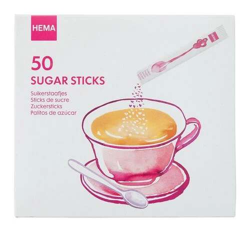 50 sticks de sucre - 250 grammes