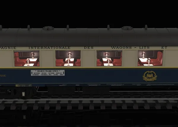 Märklin 42470, Togmodel, Formonterede, HO (1:87), Edelweiß, Ethvert køn, Metal, Plast