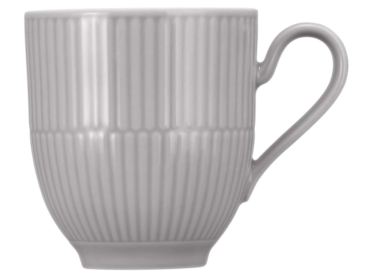 Seltmann Weiden Kaffeebecher AMINA 6er Set Porzellan silbergrau