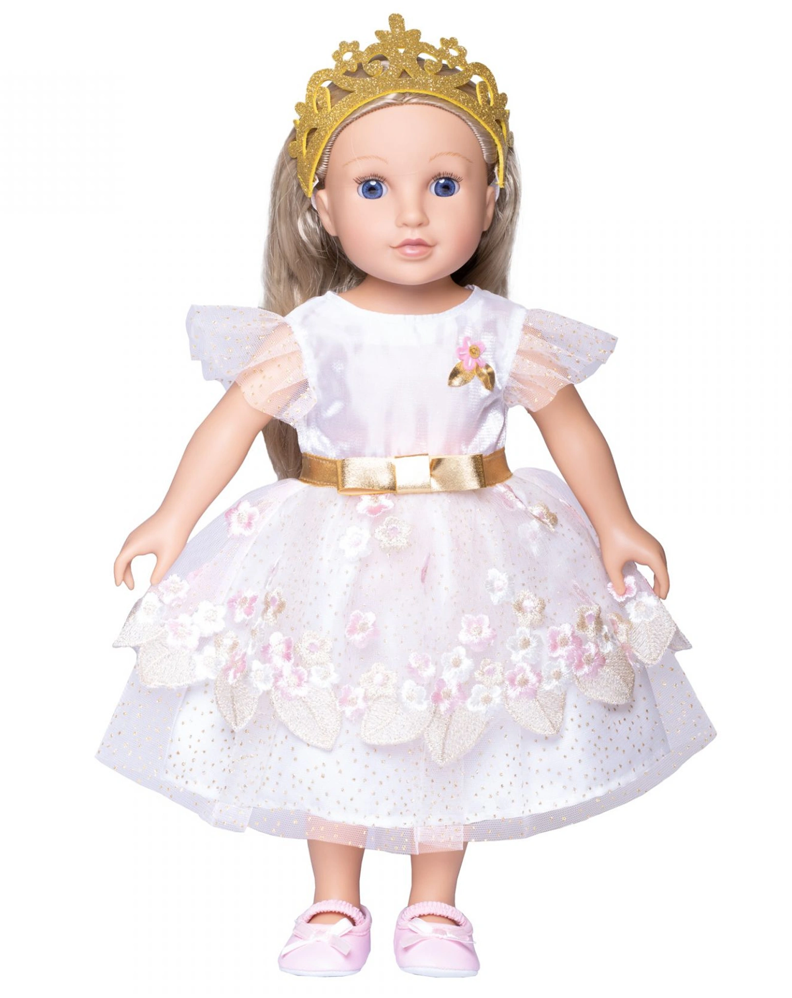 Puppen-Kleid PRINZESSIN KIRSCHBLÜTE (35-45 cm) 2-teilig