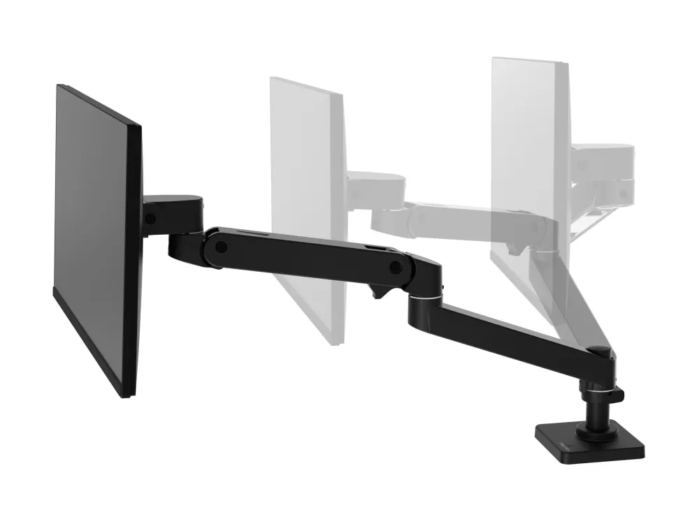 Ergotron LX Pro - Monteringssæt (drejelig arm) - modulær - for LCD display - sort - skærmstørrelse: op til 34