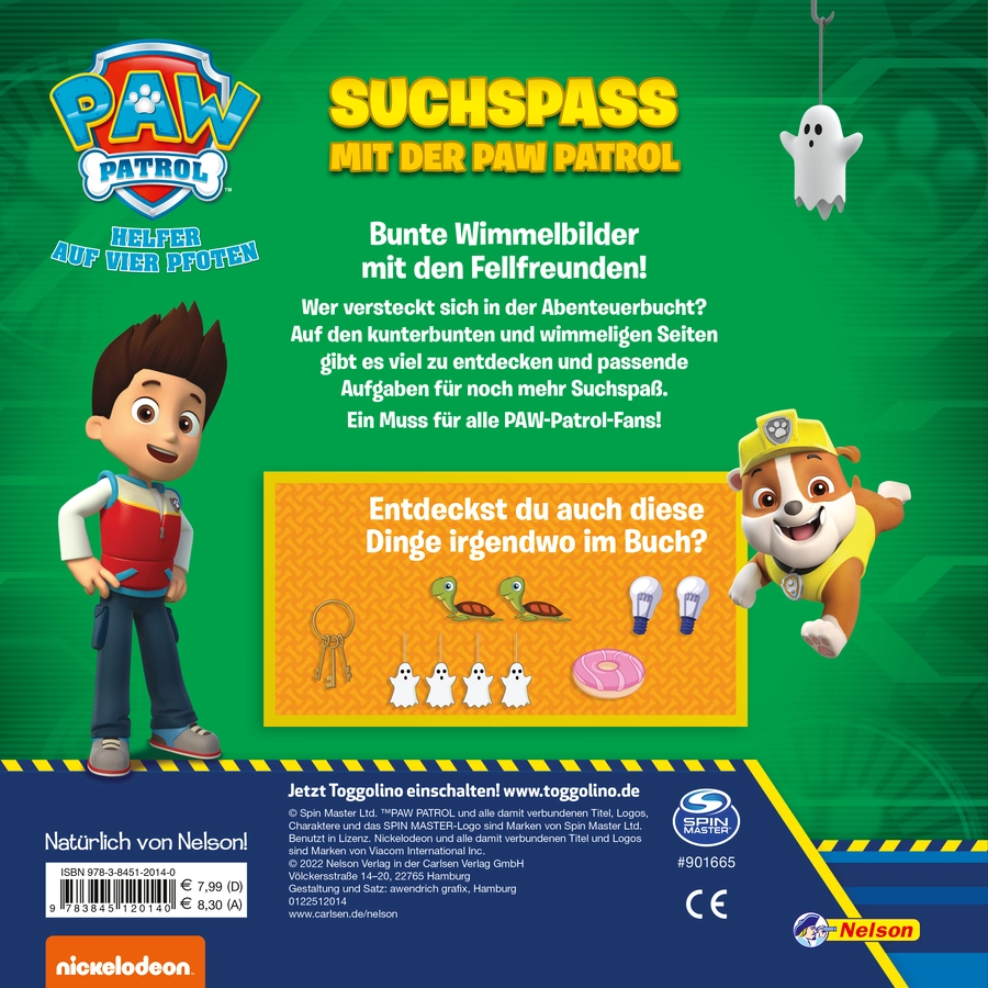 CARLSEN PAW Patrol: Suchspaß mit der PAW Patrol