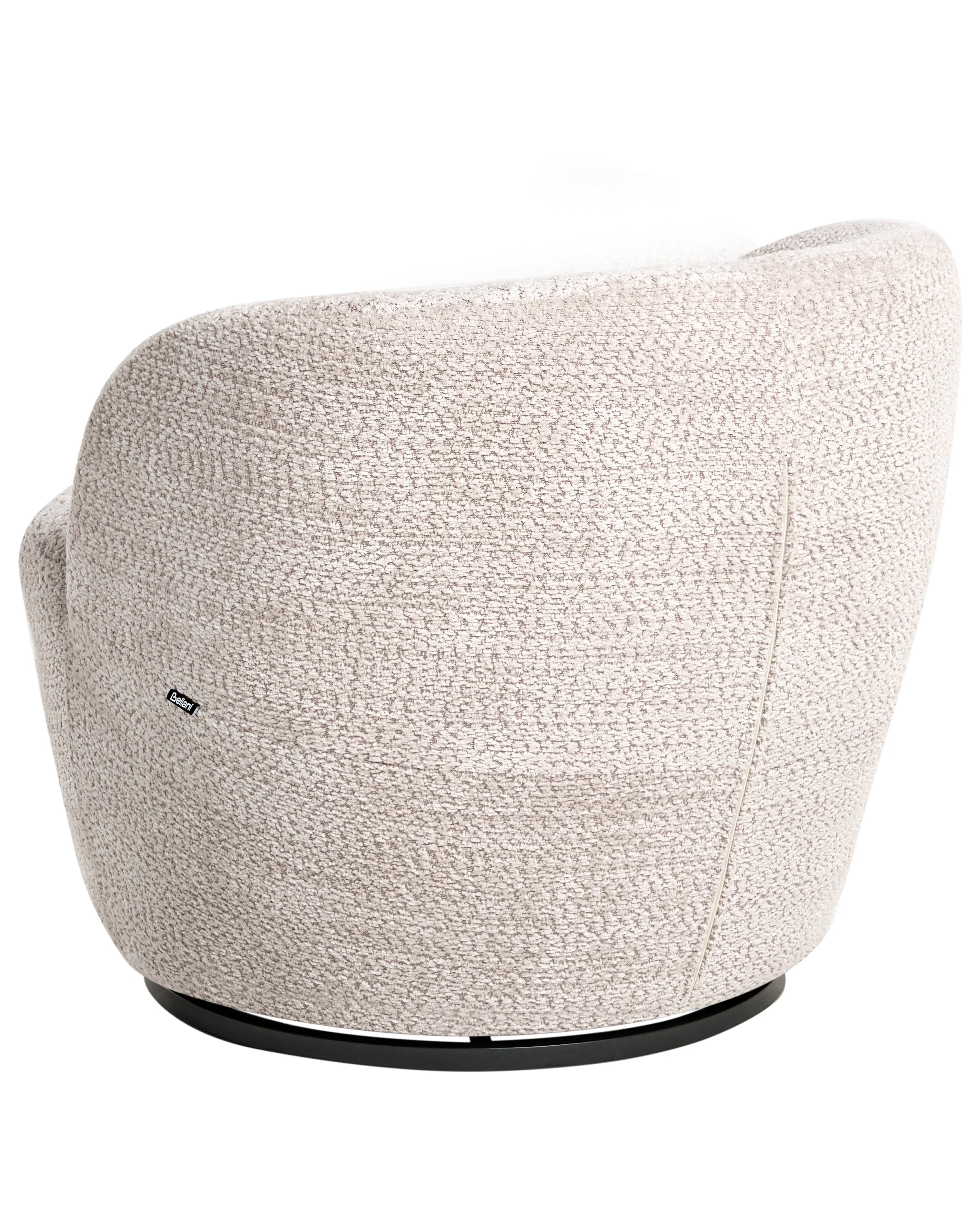 Draaifauteuil KUOLPA Chenille Beige