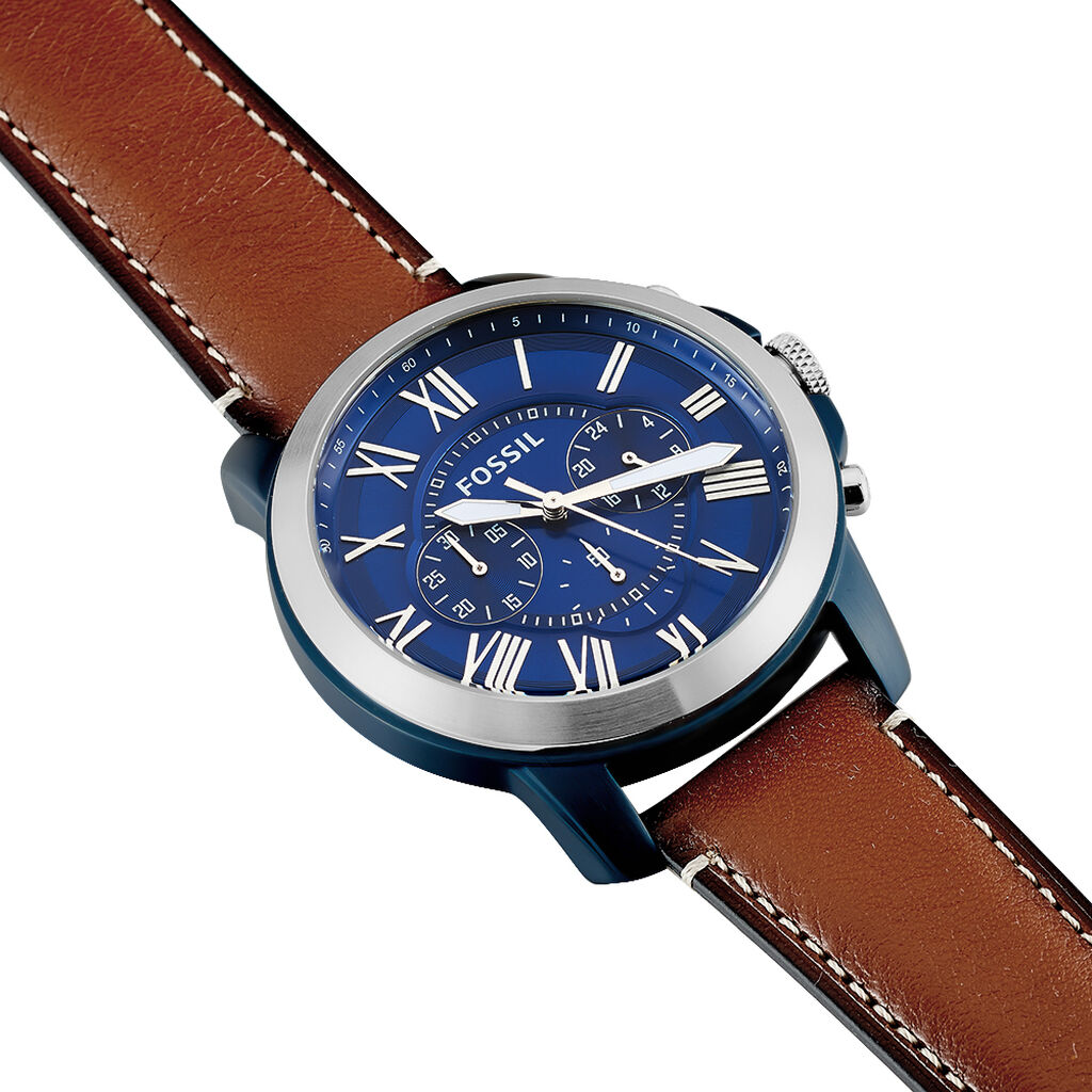 Montre Fossil Grant Bleu
