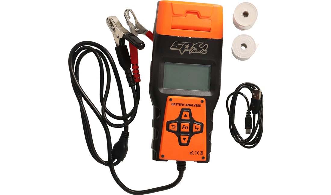 Batteritester m/printer - SP Tools