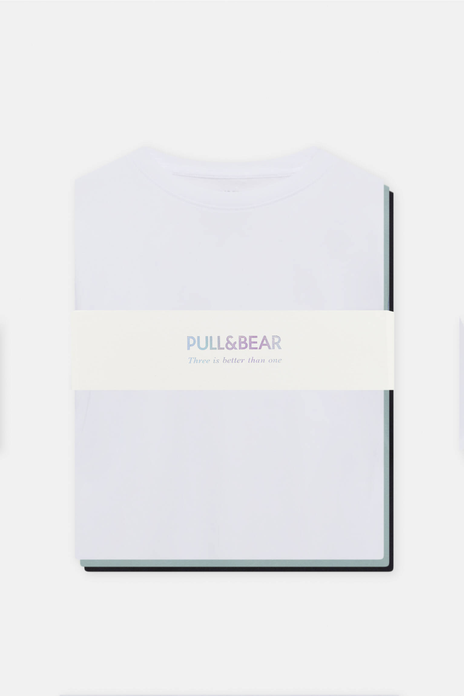 PACOTE COM 3 CAMISETAS BÁSICAS - VERDE-ÁGUA