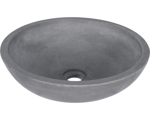 Verschil wastafelset HURA L, wastafel 28 cm beton en planchet 40 cm in eiken 38.006.18