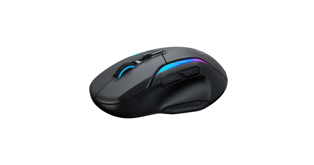 Turtle BeachKone II Air gaming muis  (Zwart, 50 - 26.000 Dpi, RGB, USB / 2,4 GHz / Bluetooth)