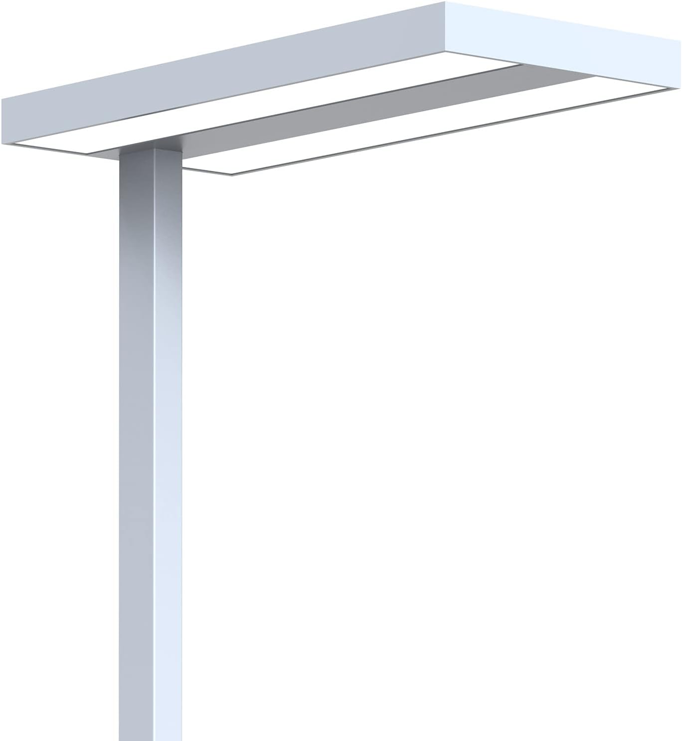 NCC-Licht LED Stehleuchte Lara Silber Up & Down 2 x 40W 8800lm Neutralweiß 4000K UGR