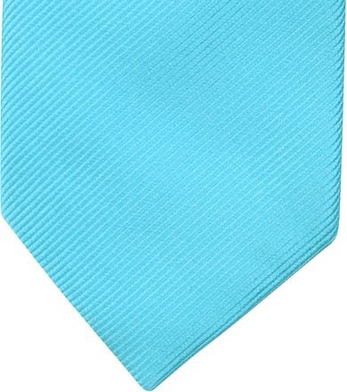 Stropdas Zijde Turquoise Uni F24 9100724A