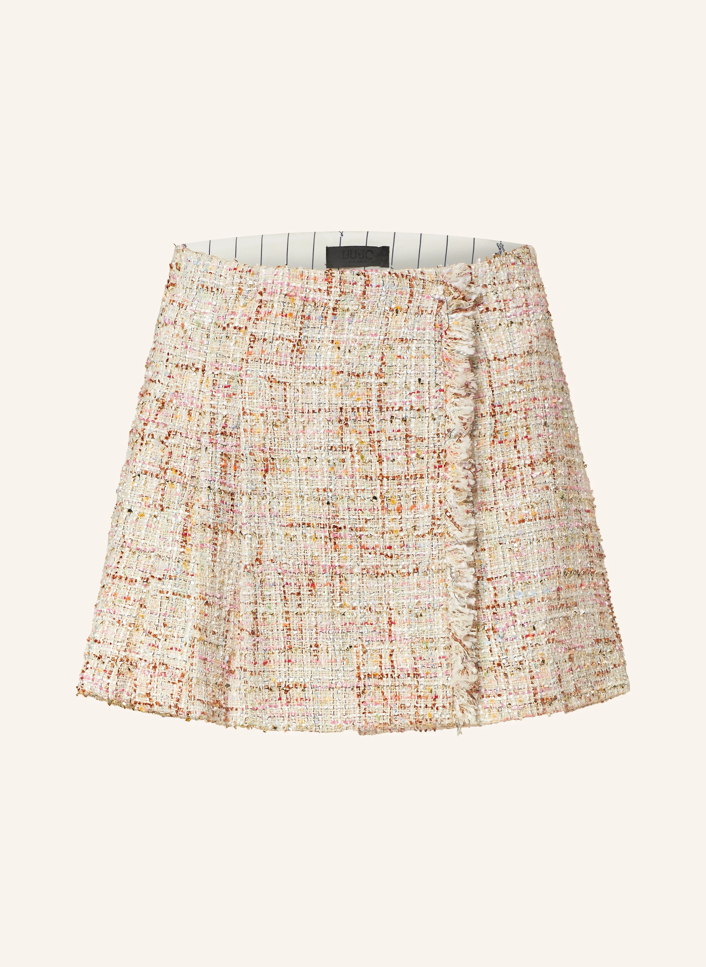 LIU JO Bouclé-Skort mit Glitzergarn