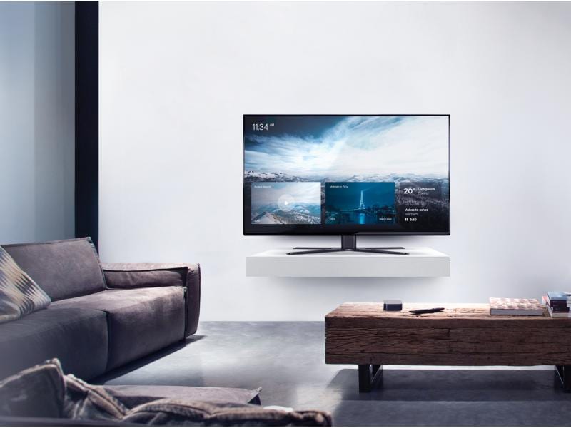 One For All Tischständer WM4471 Schwarz Solid Table top TV Stand