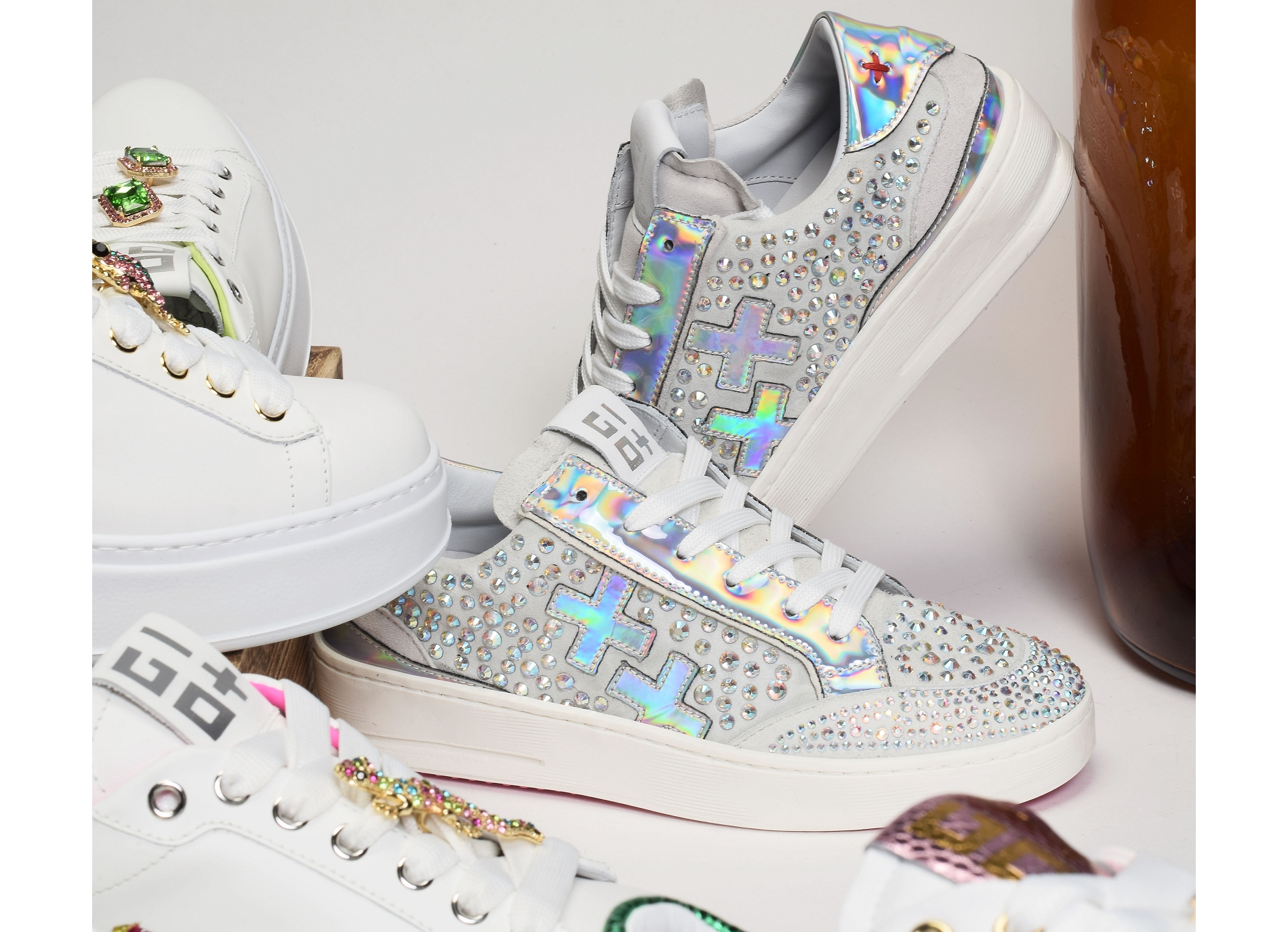 Vitto12 blanc argent