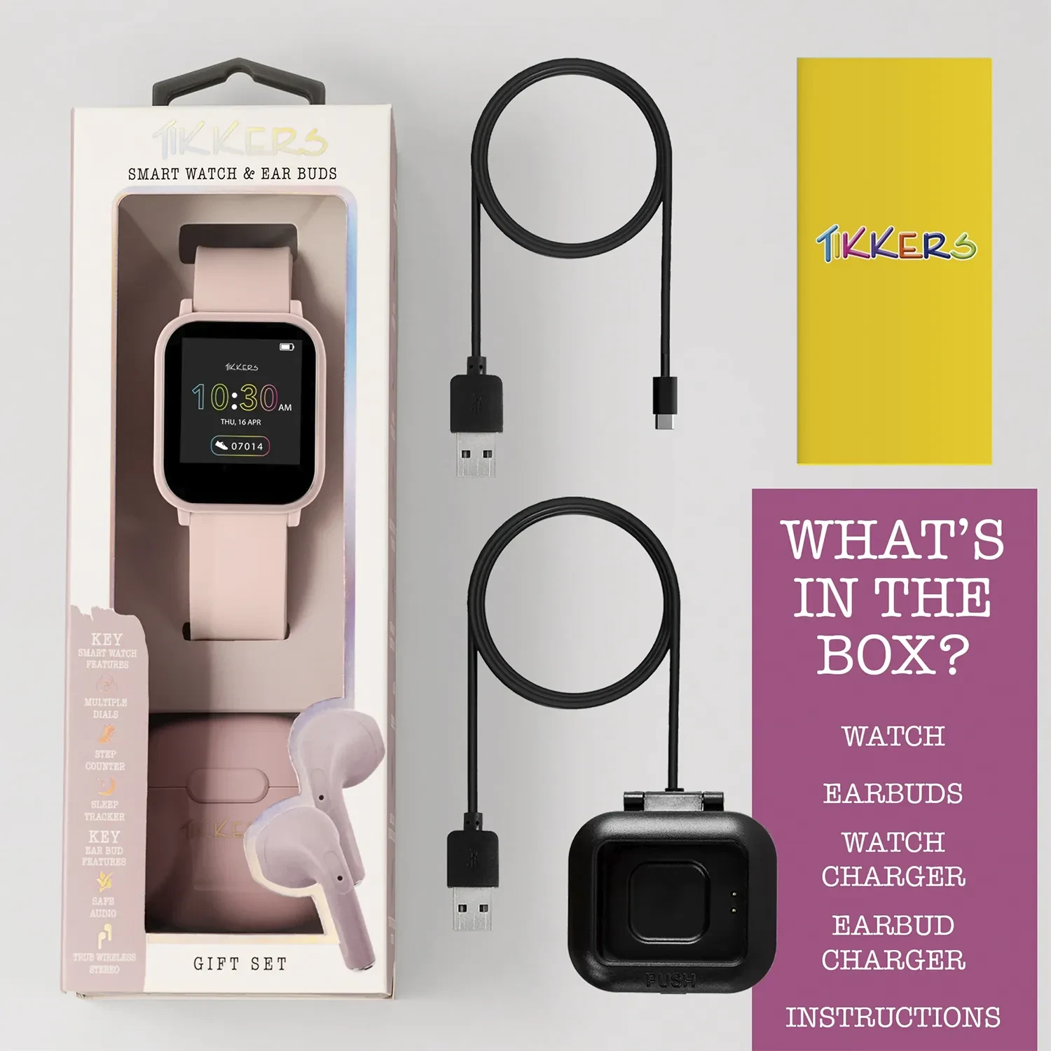 Tikkers Smartwatch and Earbuds Set TKS10-0001-SET