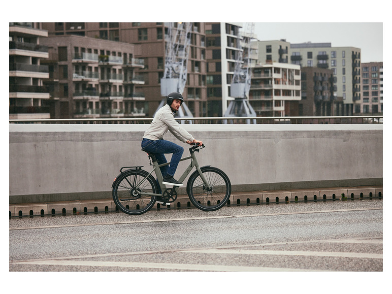 Urban E-bike Olive Green 2.0 X riemaandrijving