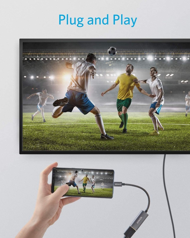 Anker - USB-C til HDMI - Grå
