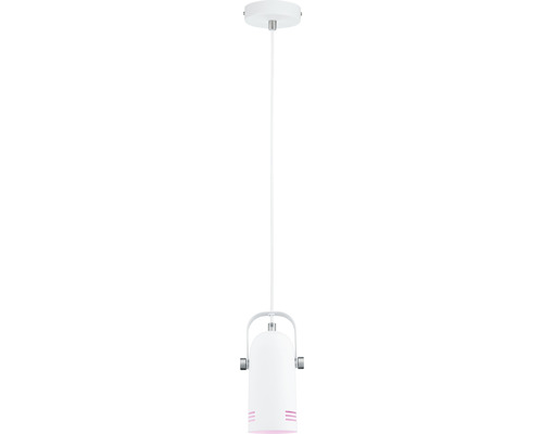 Plantenlamp, 1-lamp, HxØ 180x10 cm, wit