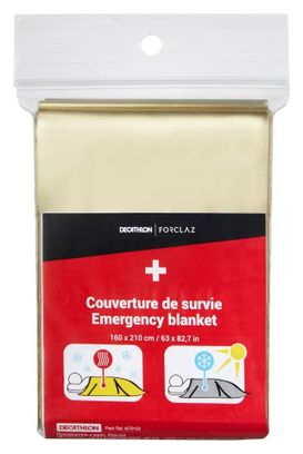 Couverture de Survie Decathlon Mono Usage