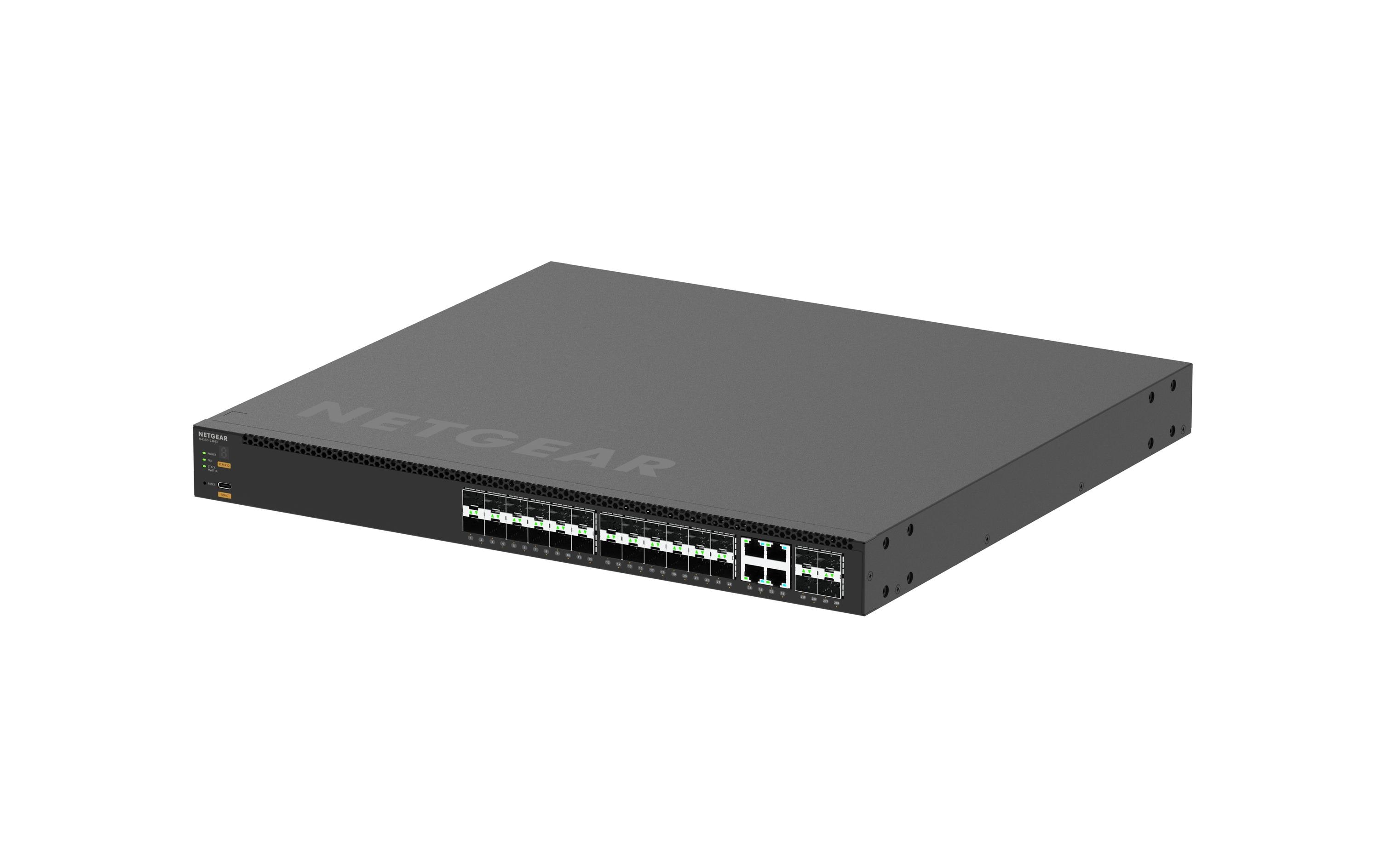 SFP Switch AV Line M4350-24F4X 28 Port<br>24 x 1 G/2.5 G SFP und 4 x 10 G Combo Copper / SFP+ Managed Switch