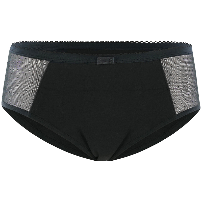 DIM Boxer Lace Stark<br>1 Stück, 44-46, schwarz mit Meshdetail