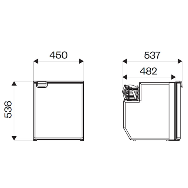 Réfrigérateur à compression Indel B Cruise 65L