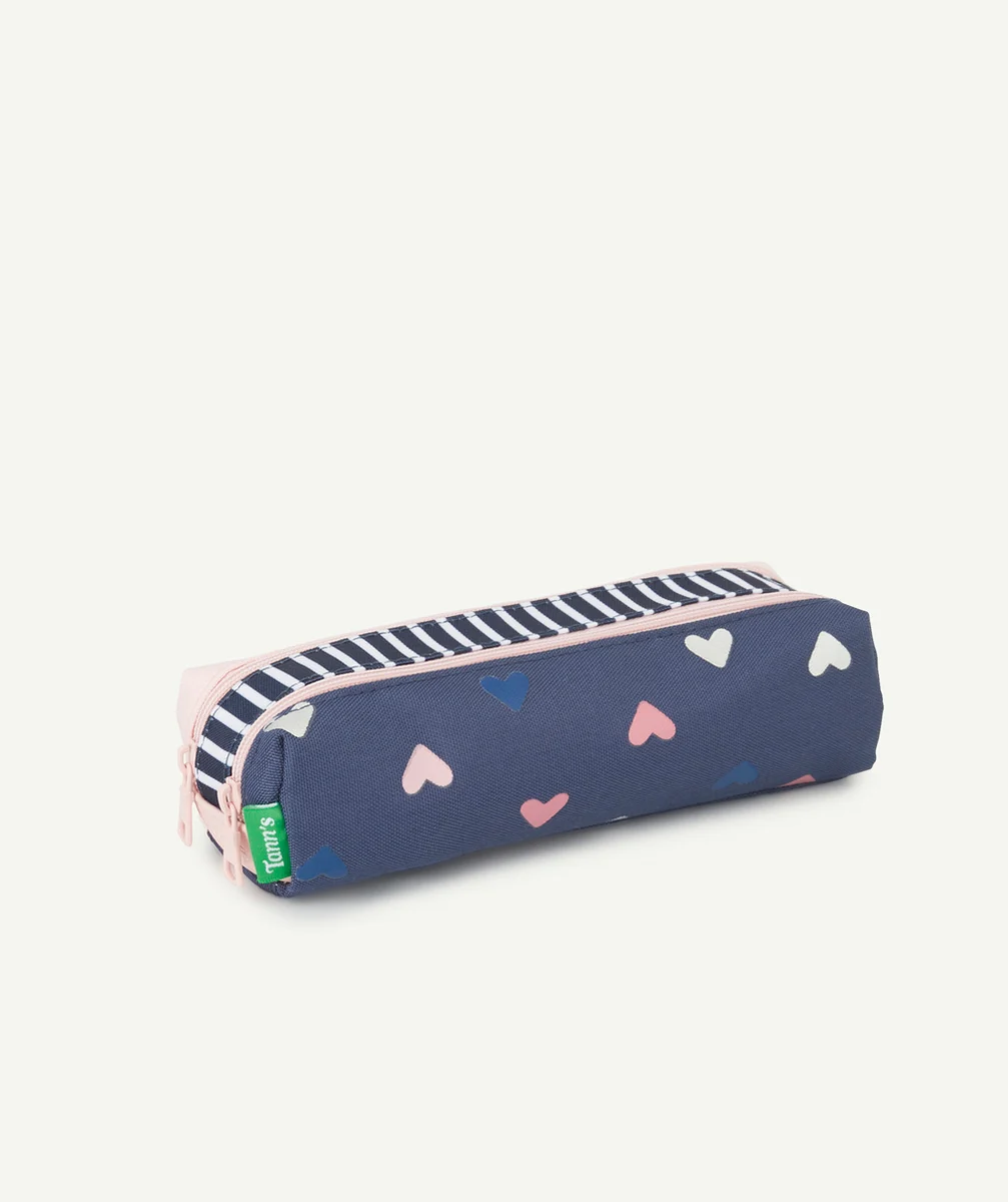 TANN'SLA TROUSSE SCOLAIRE ROSE ET BLEU AVEC COEURS