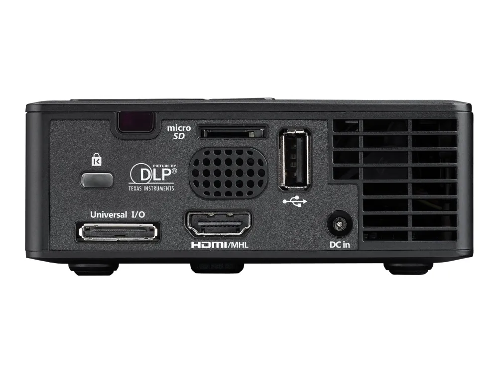 Optoma ML750e - DLP-projektor - LED - 3D - 700 lumen - WXGA (1280 x 800) - 16:10 - 720p