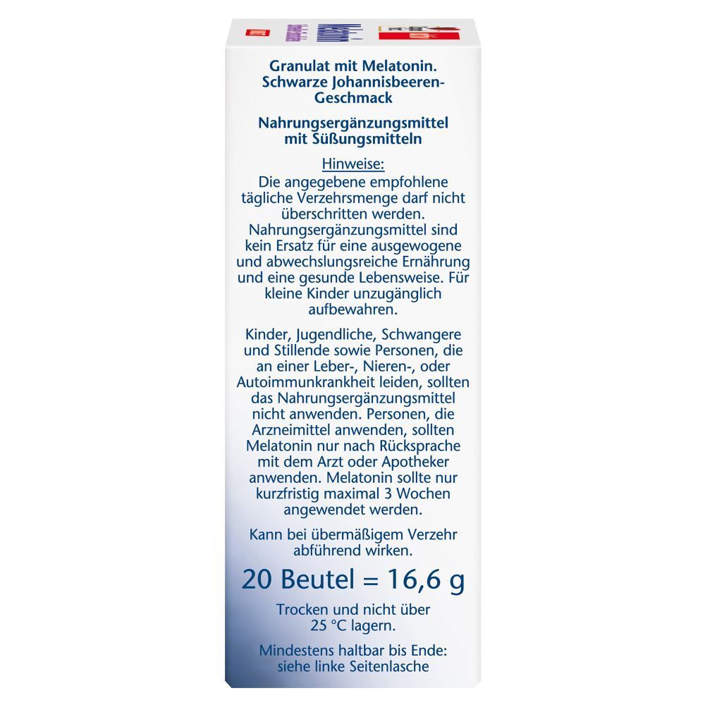 Doppelherz® aktiv Melatonin Schneller Einschlafen