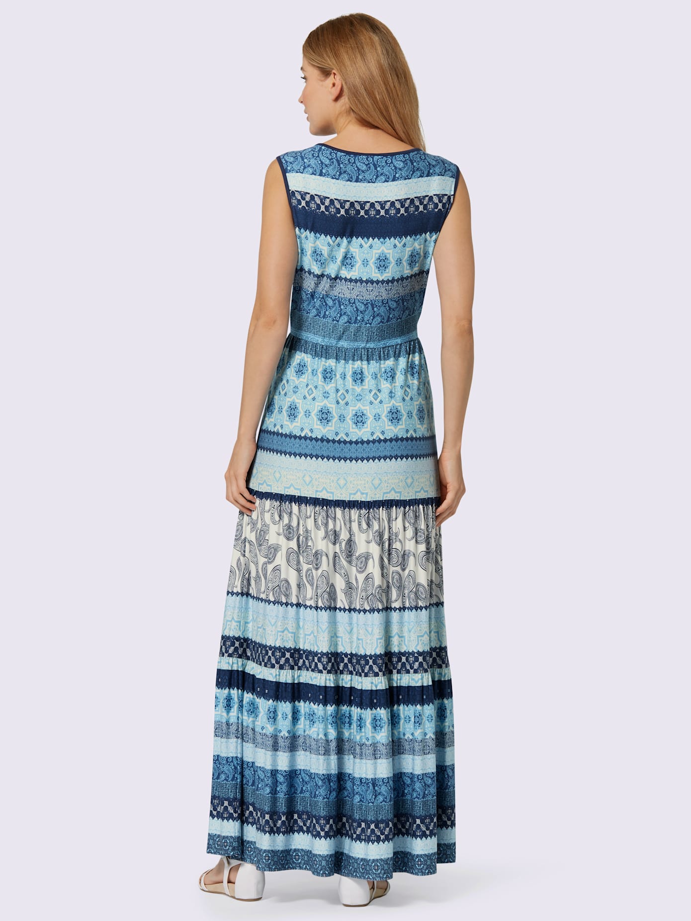 Robe à effet étagé coupe en dégradé affinante