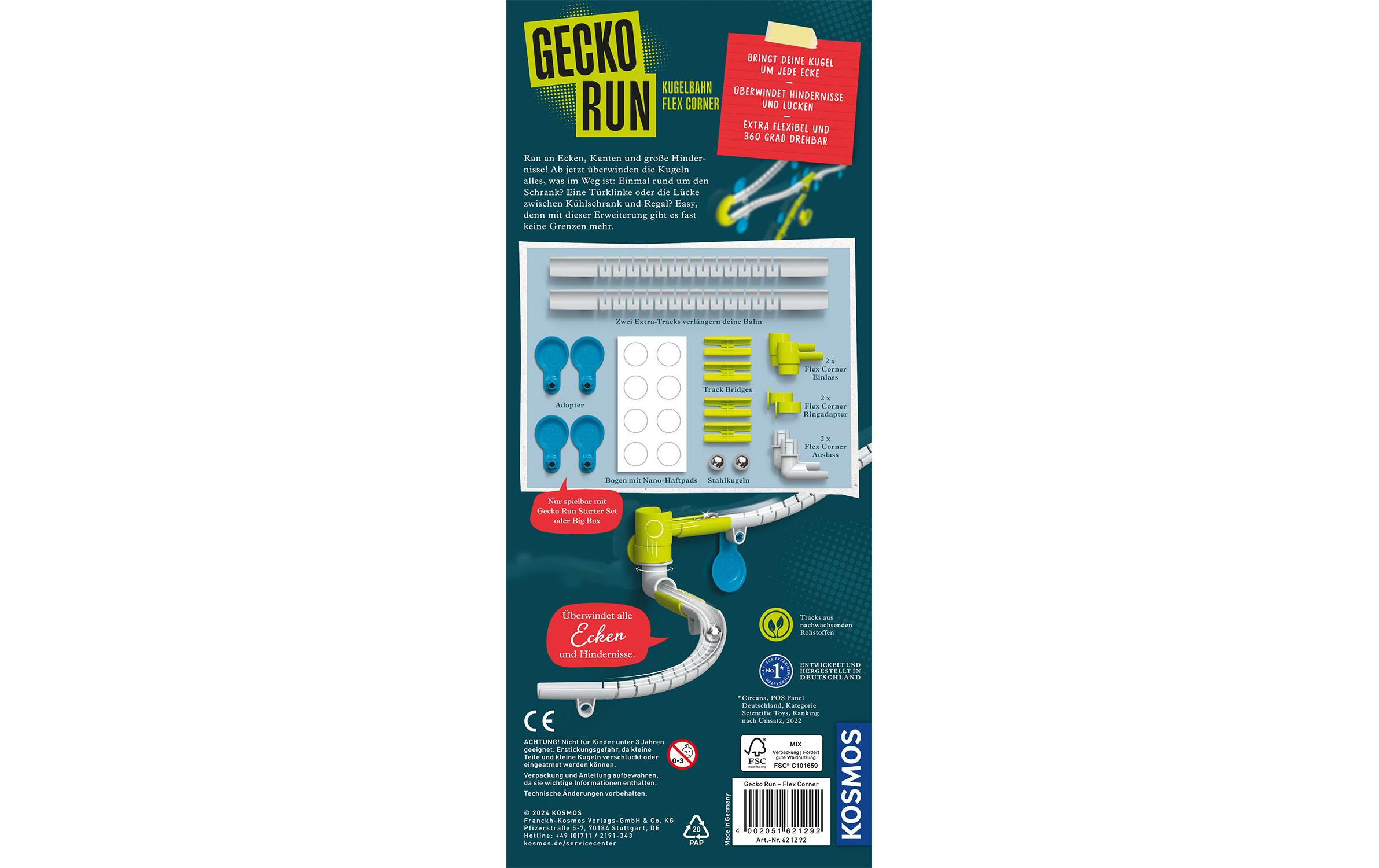 Kugelbahn Gecko Run – Flex CornerErweiterung zum Starter-Set