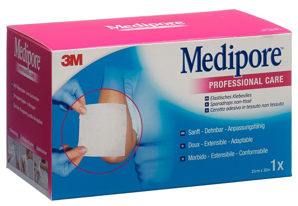 MEDIPORE Fixationsvlies 15cmx10m Liner Rolle 1 Stk